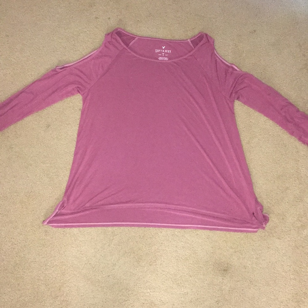 Soft and sexy pink sleeveless long sleeve